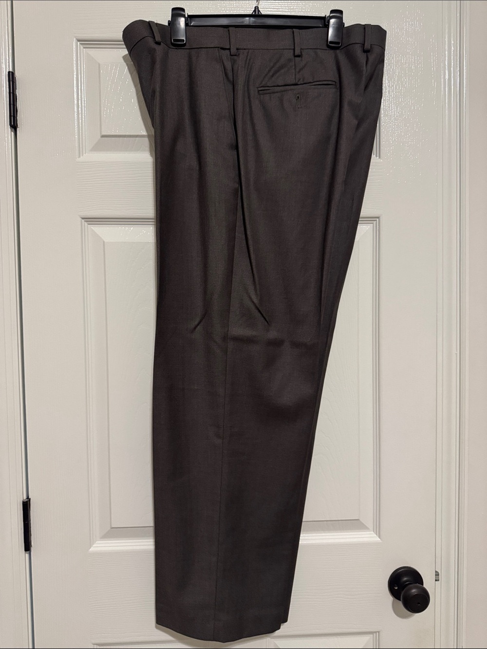 Classic Men's Dress Pants in Dark gray